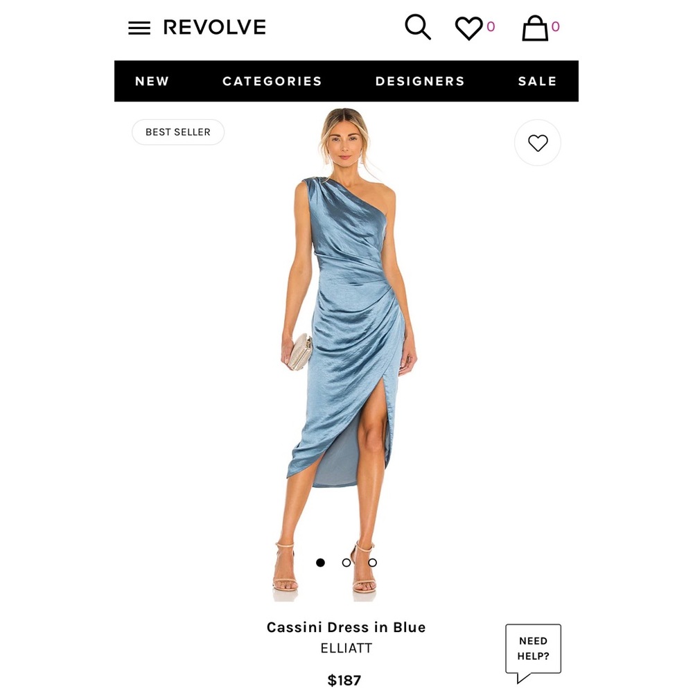 Revolve Elliat Cassini Dress in Blue